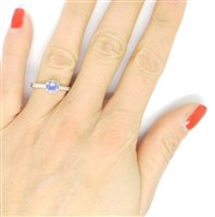 Anello Lorenza Gioielli Donna Classico 6 Punte in Oro Tanzanite 0.6 Ct A0006GT-15 - A0006GT-15